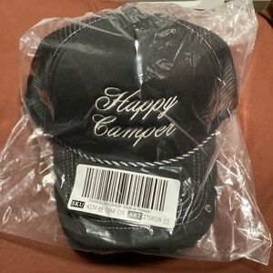 Victoria’s Secret Camp Pink Trucker Hat Pure Black One Size